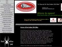 Tablet Screenshot of indiandirtbikeparts.com